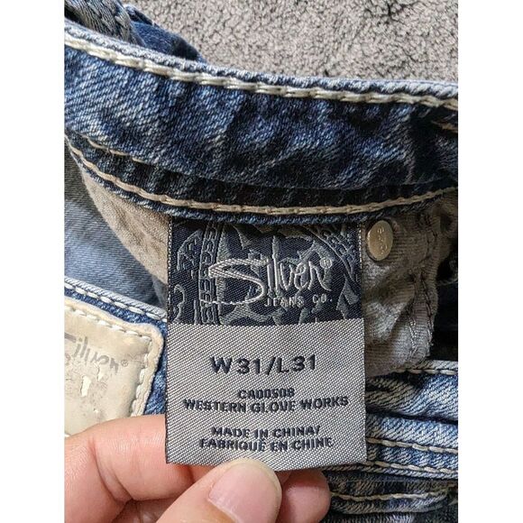 Silver Aiko Bootcut Women's Jeans Size W31/L31 Medium Wash - Picture 5 of 14